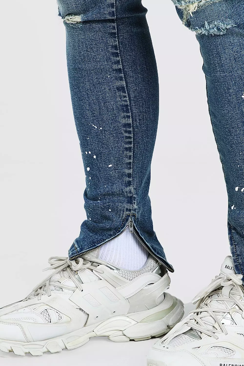 Over best sale distressed jeans